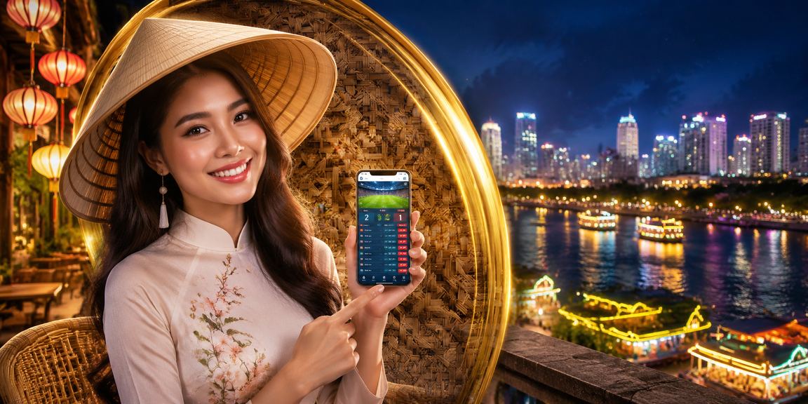 Người dùng vùng đồng bằng sông Cửu Long trải nghiệm casino di động dưới nón lá